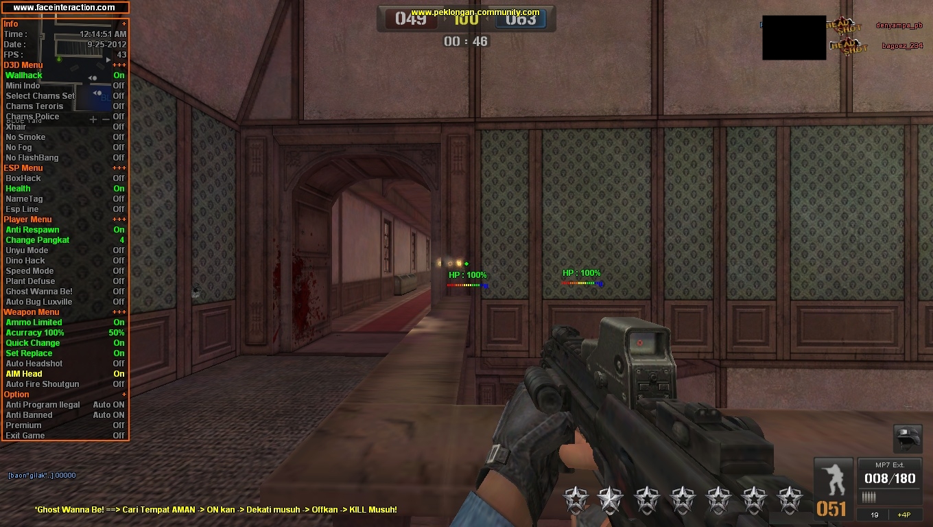 New PointBlank Cheat Support All Version Auto+ngecroty