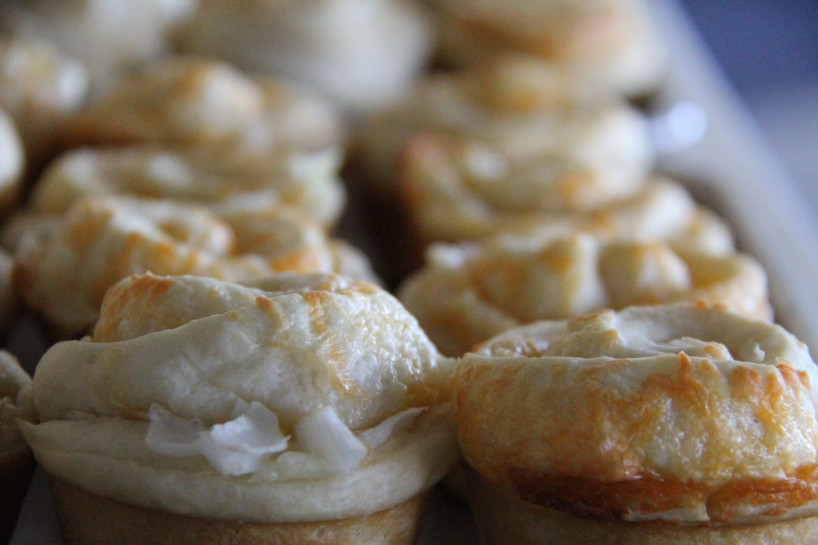 A Bountiful Kitchen Cheese and Onion Rolls