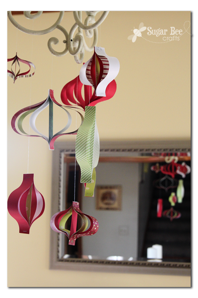 Paper Strip Ornament Mobile Sugar Bee Crafts