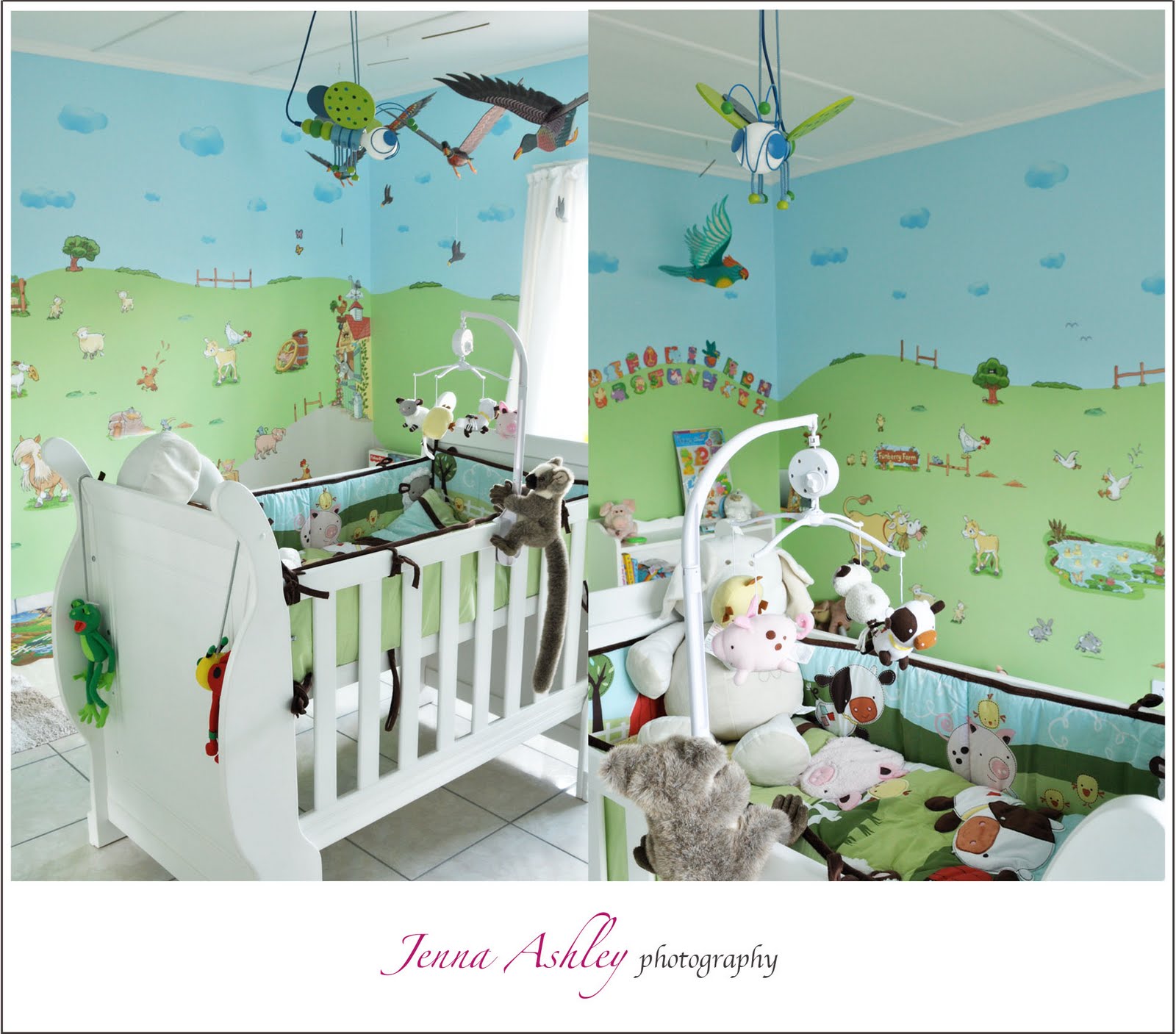 Jenna Ashley Photography Our Fun Barnyard Nursery...butterflies in my tummy)