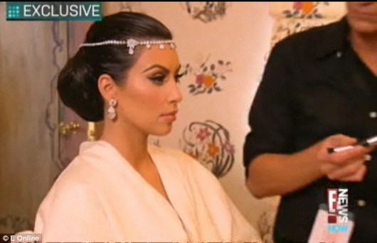 Celebrity Fashion Blog Kim Kardashian Wedding Makeup