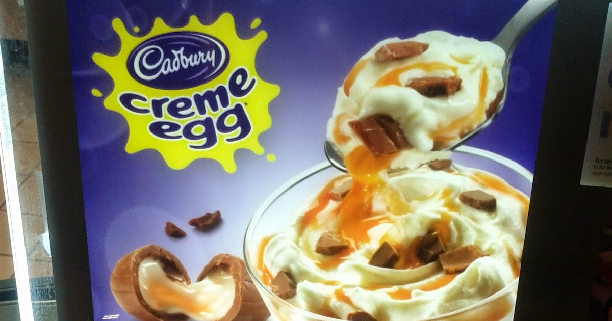 Toronto things Cadbury Creme Egg McFlurry for Easter at McDonalds