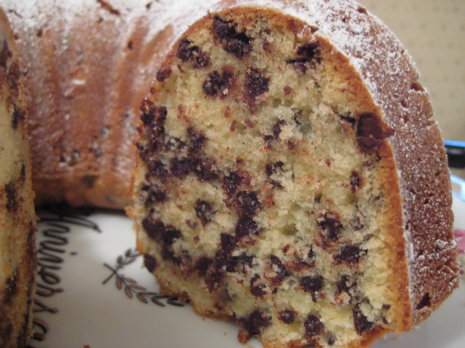 doughadear Buttery Chocolate Chip Cake
