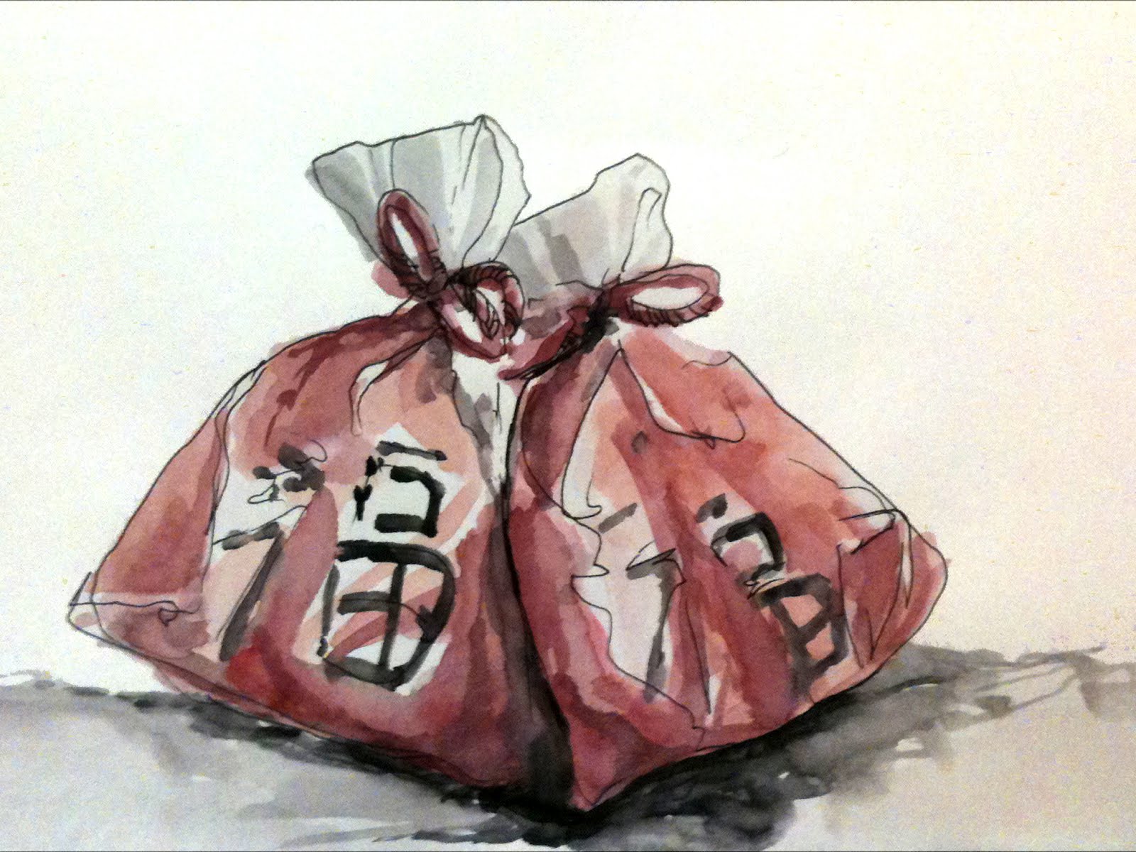 Chinese Lunar New Year decorations | Urban Sketchers