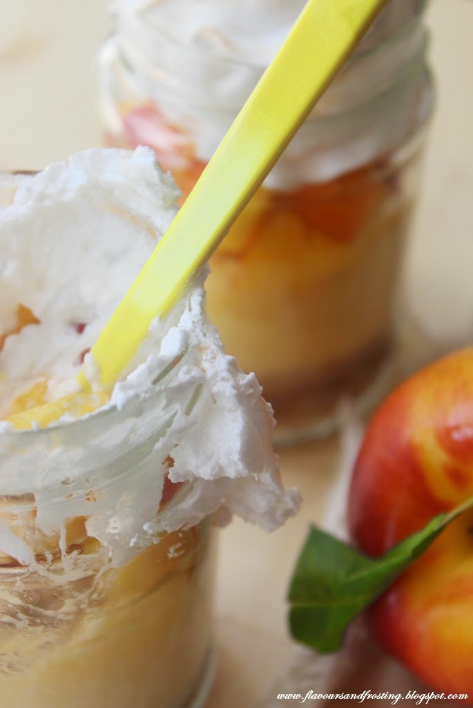 Flavours & Frosting Nectarine & Baked Cheesecake Parfaits