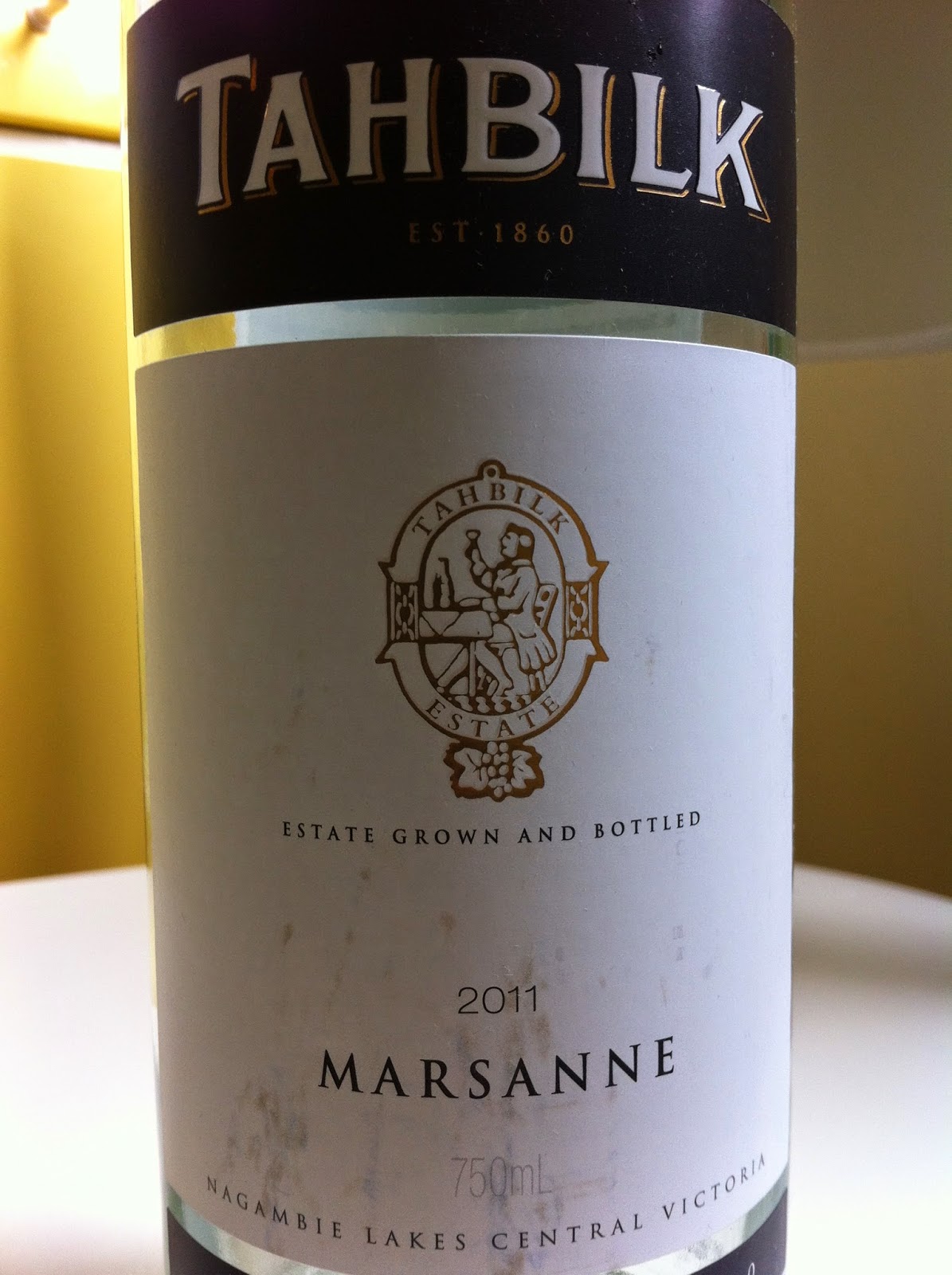 WINE IN SWEDEN TN Tahbilk Marsanne 2011, Victoria, Australia