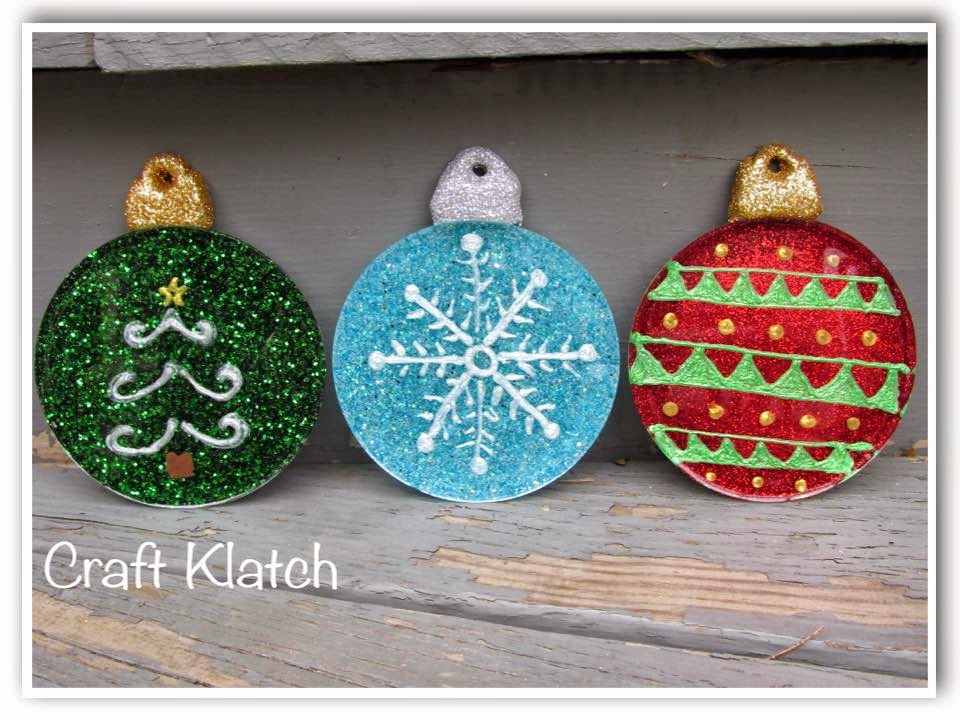 Craft Klatch ® DIY Christmas Ornament Coasters Another Coaster Friday