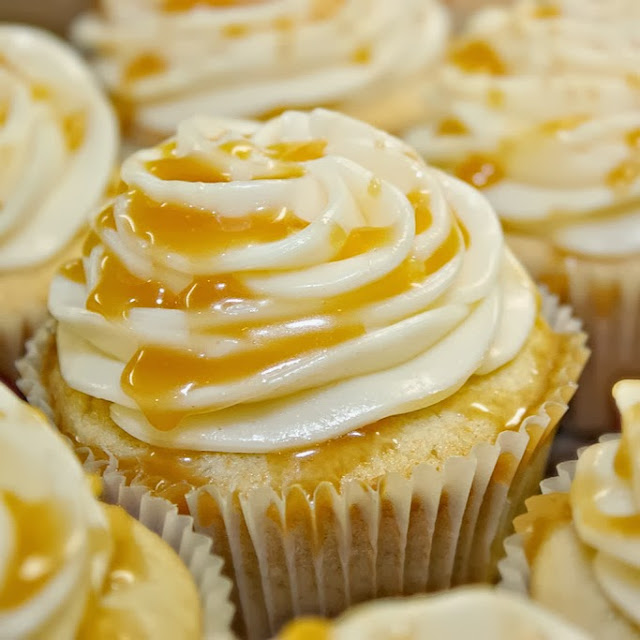 Art of Dessert EggFree Vanilla Cupcakes with Salted Caramel