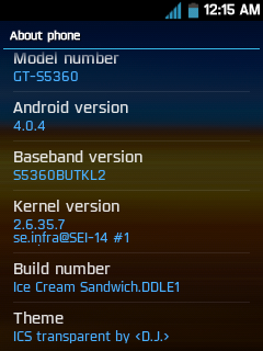 Upgrade Samsung Galaxy Y Android 2.3.6 To 4.0.4(ICS) Version - www Upgrade Samsung Galaxy Y Android 2.3.6 To 4.0.4(ICS) Version - www