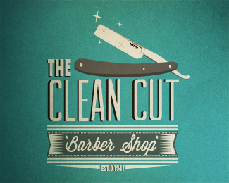 barbershop logo design