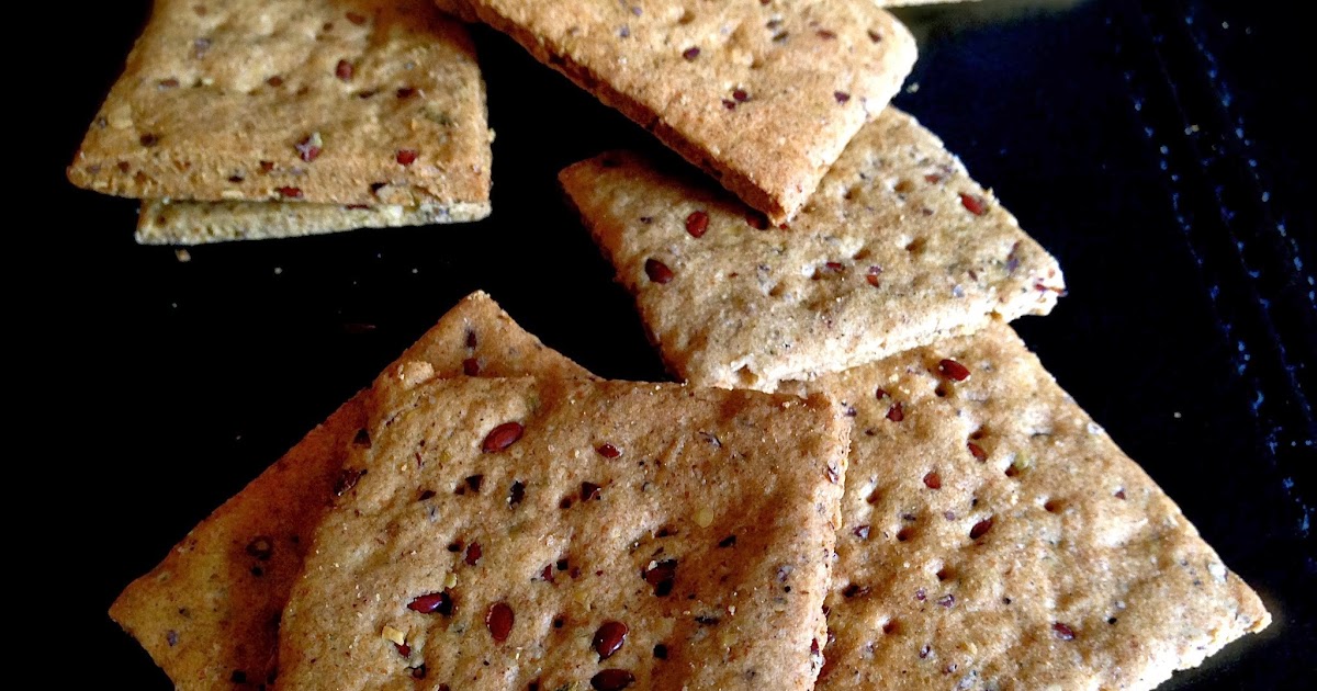 Quick'n'Healthy Oats & Flax Crackers