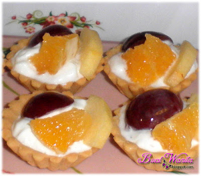 Cara Buat Tart Buah Cream Paling Senang. Resepi Tart Buah Whipping Cream Sedap