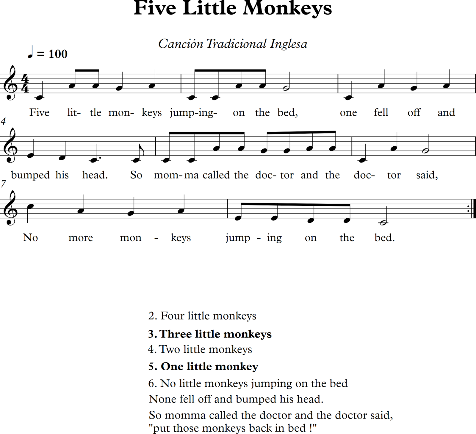 Descubriendo la Música. Partituras para Flauta Dulce o de Pico. Five