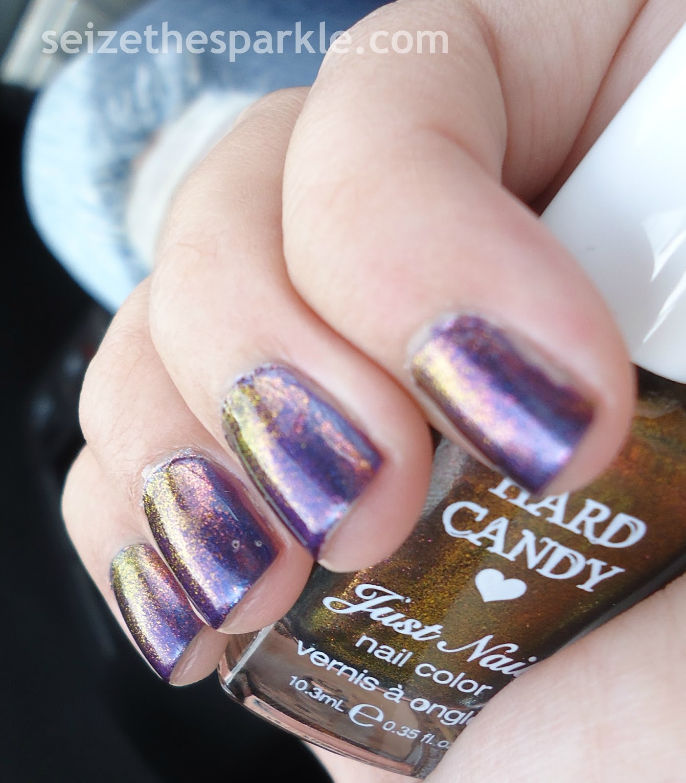 Layering with Orly Mysterious Curse and Hard Candy Beetle