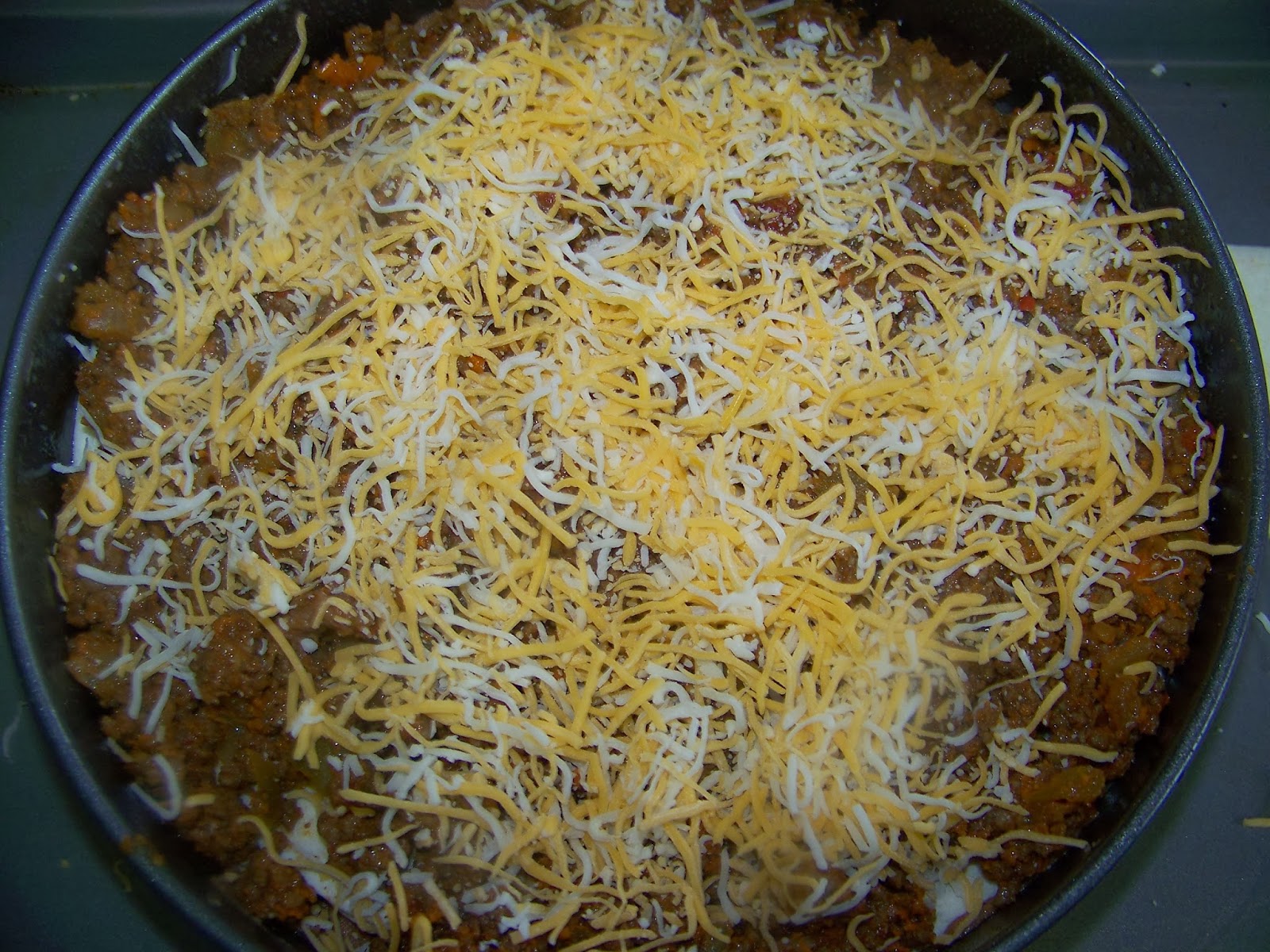 Kitchen Simmer Enchilada Beef and Bean Pie