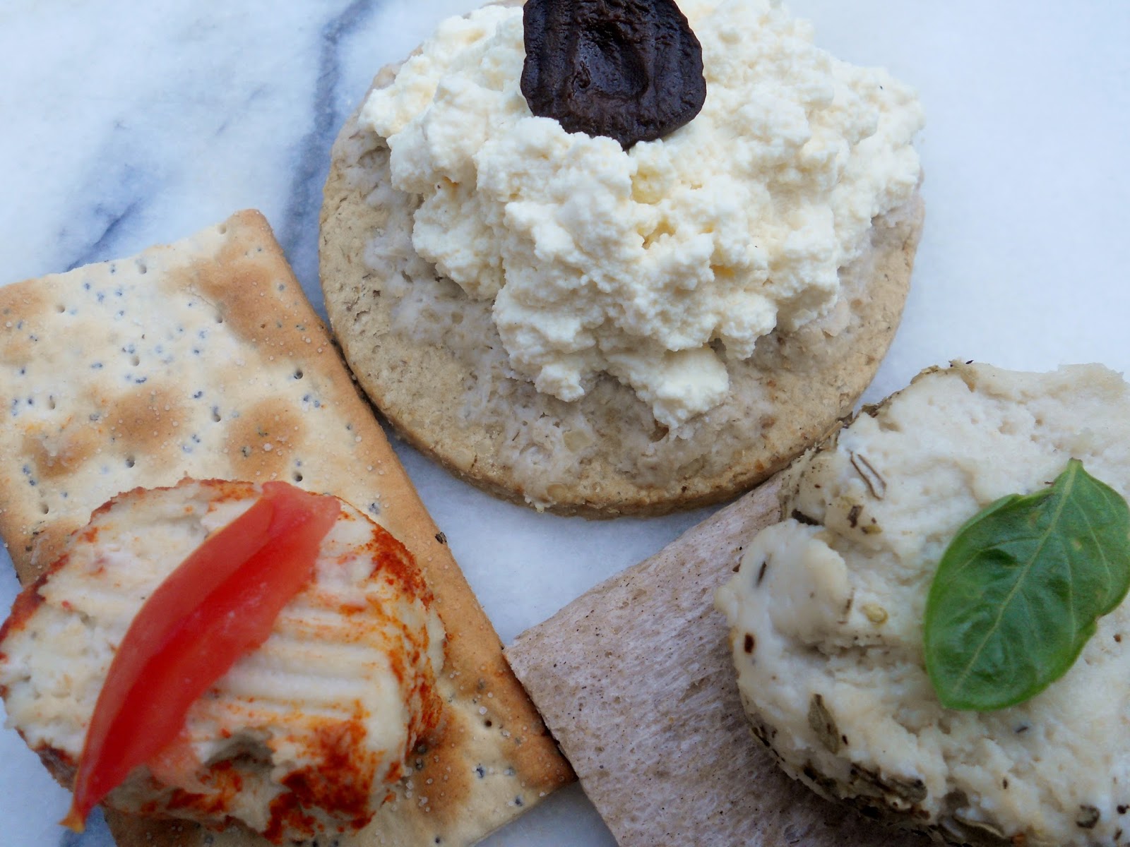 A Trio of Cultured Vegan Cheeses, Including Tofu Ricotta