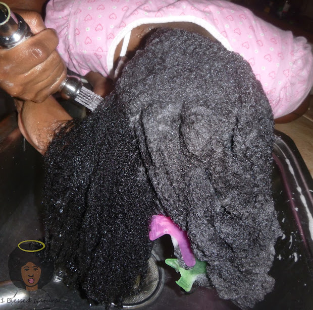 5 steps washing and detangling