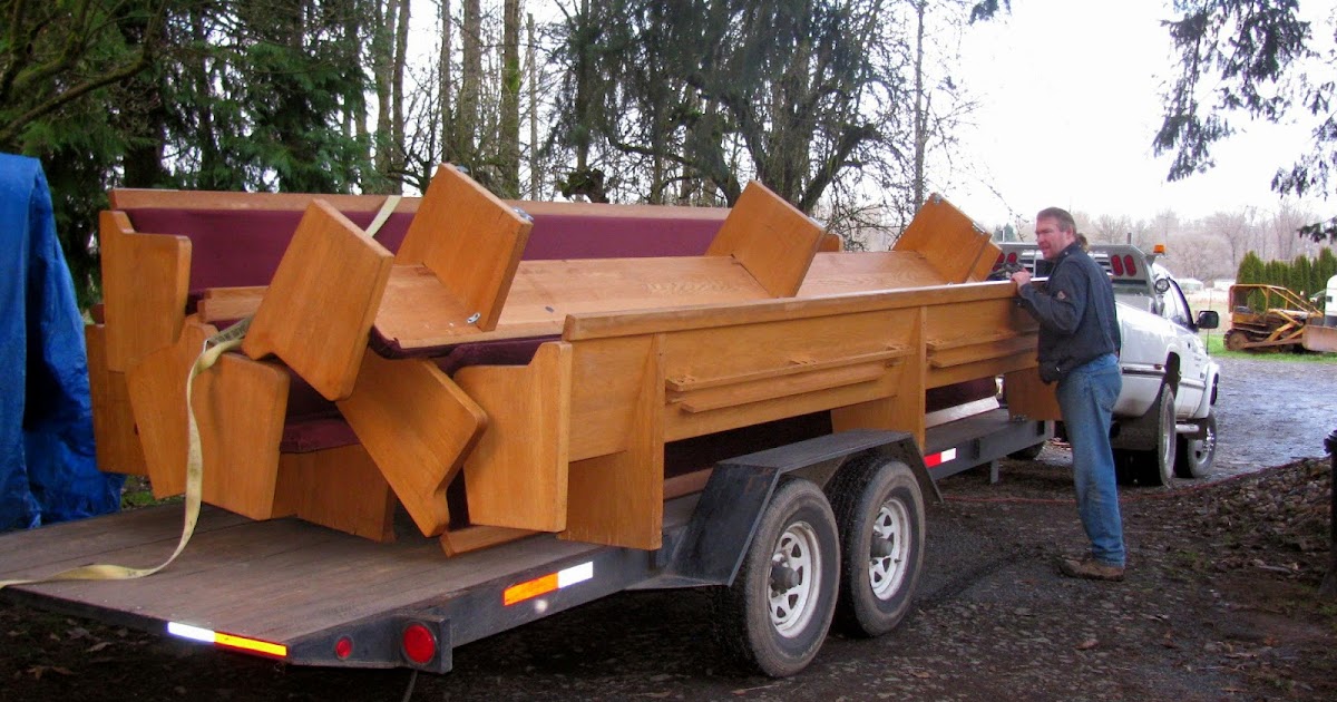 Eccentric Eclectic Woman Wordless Wednesday Church Pews to Repurpose