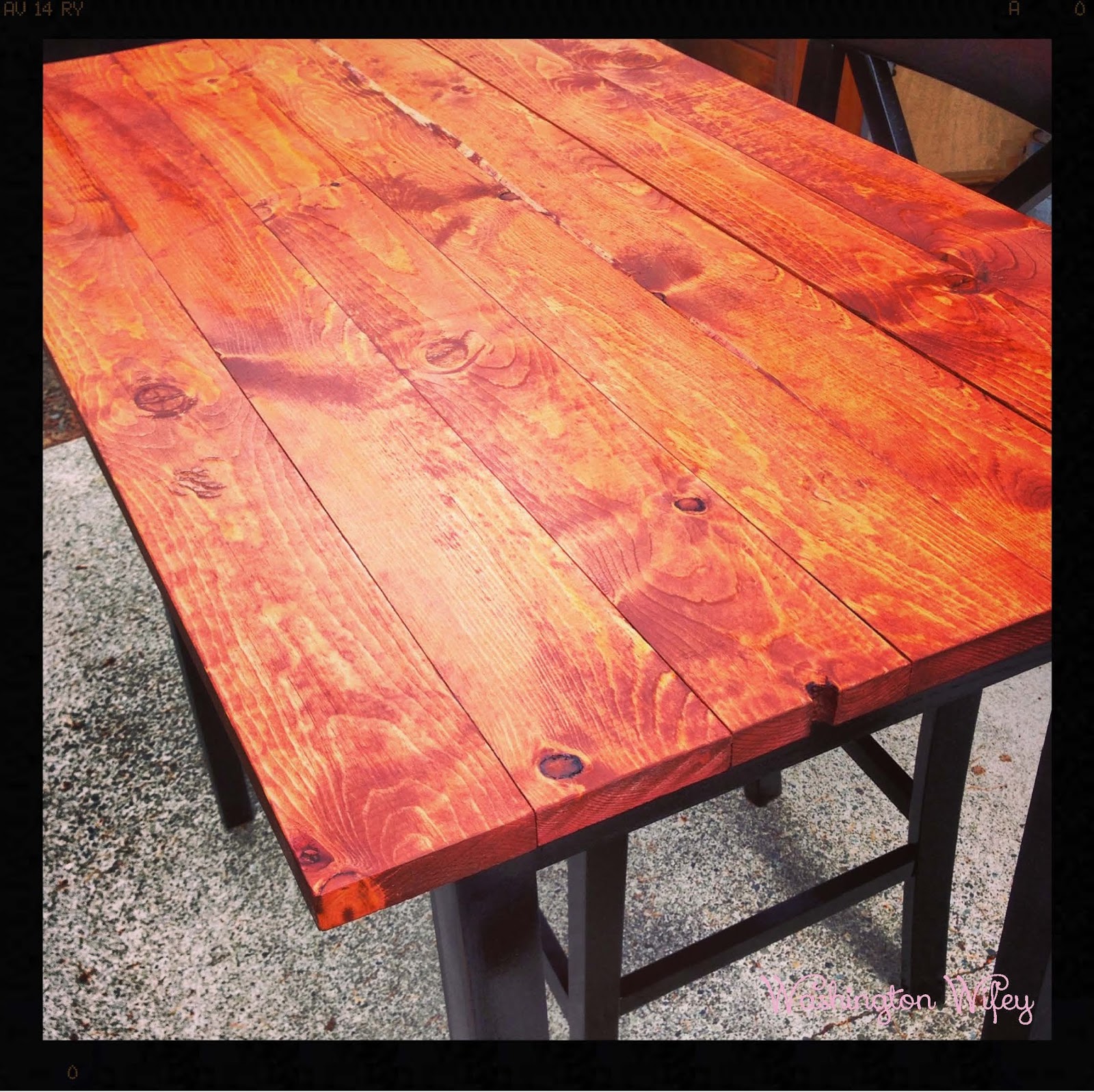 Washington DIWifey Repurposed Pub Table