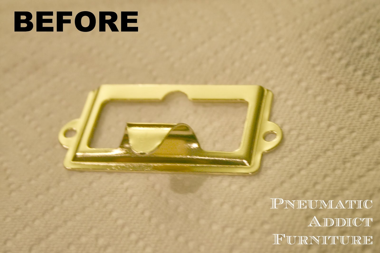 Faux Tarnished Brass Finish Pneumatic Addict