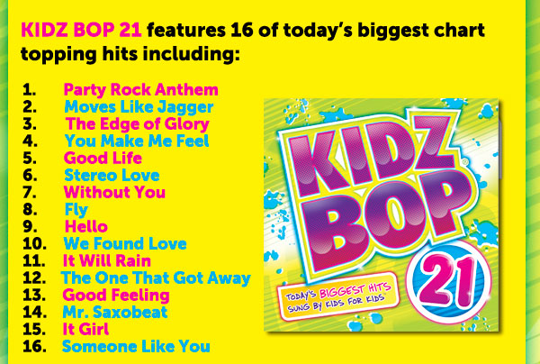Kidz Bop 21 Brings Plenty Of Songs To Move Your Feet