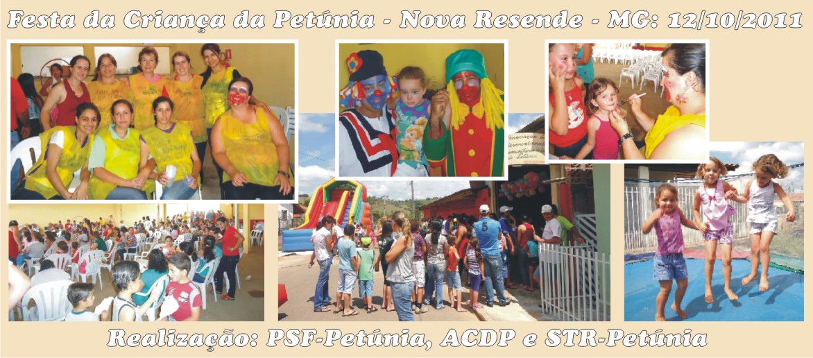 Festa das Crianças na Petúnia - Nova Resende - MG: