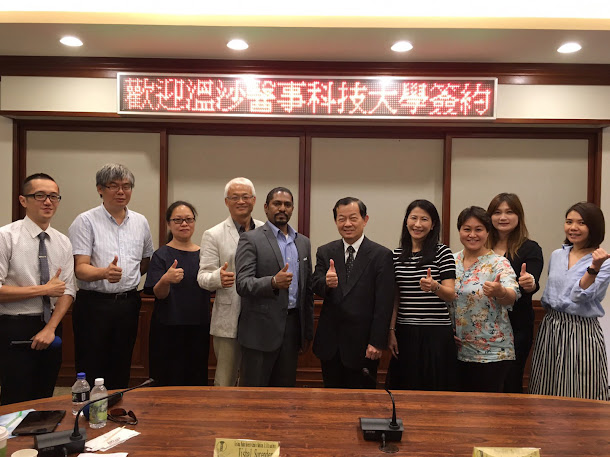 大葉大學與加勒比海聖克里斯多福及維尼斯溫沙醫科大學締結姊妹校。 大葉大學與加勒比海聖克里斯多福及維尼斯溫沙醫科大學締結姊妹校。