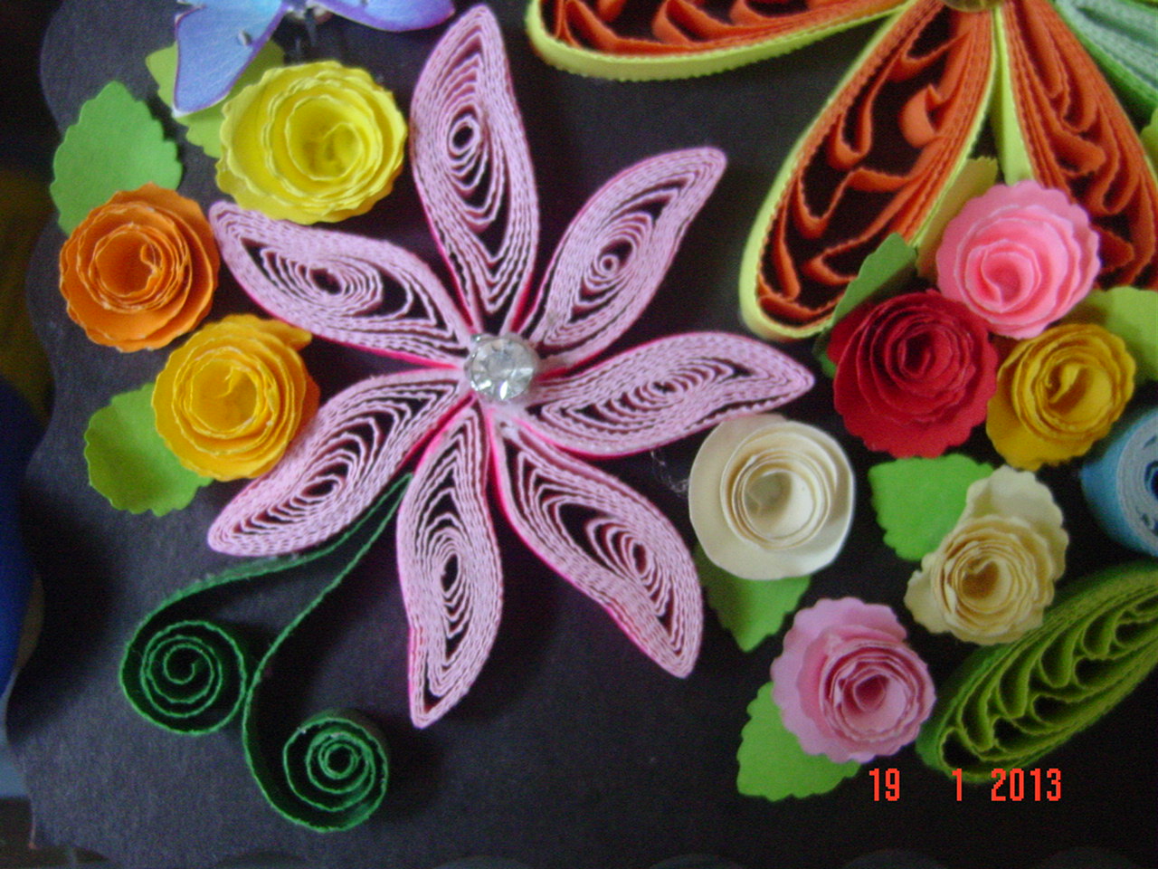 Faith's Quilling Wallhanging