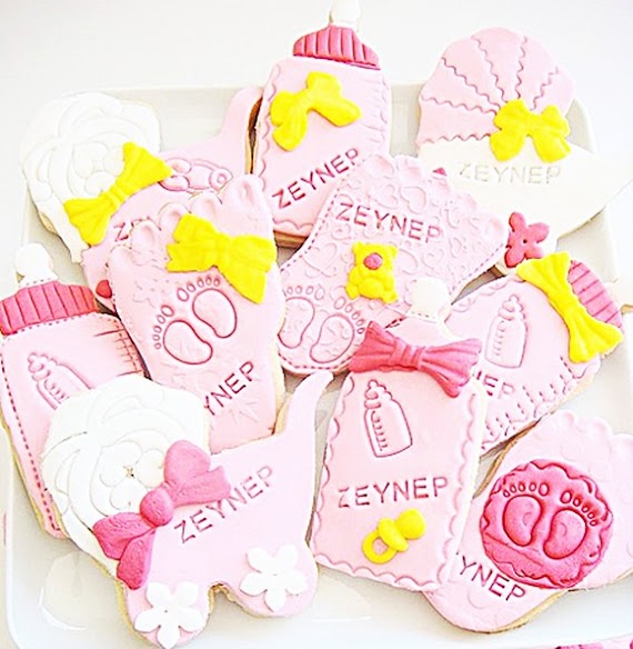 Zeynep Bebek İçin Dogum Kurabiyeleri
