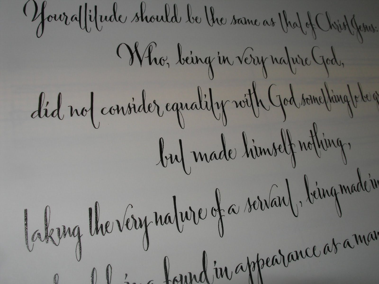 Victorian Calligraphy Alphabet