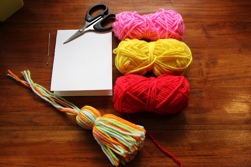 homemademyplace Make it! Chunky yarn tassel!!