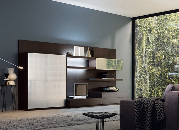 Benvenuti in casa lops ritratti d'arredo: il soggiorno, ieri e oggi. Libreria moderna porta bicchieri