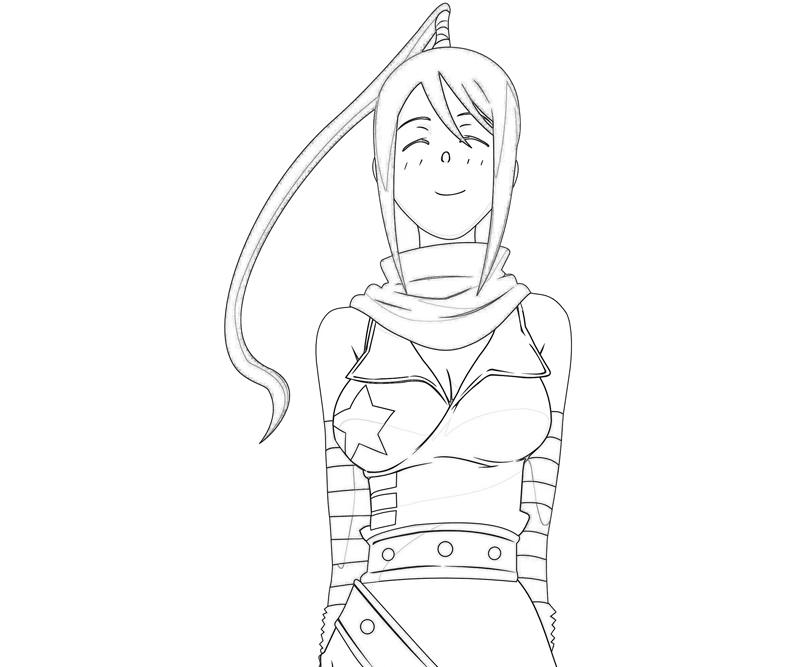 Soul Eater Tsubaki Nakatsukasa Smile Coloring Pages soul-eater-tsubaki-nakatsukasa-smile-coloring-pages