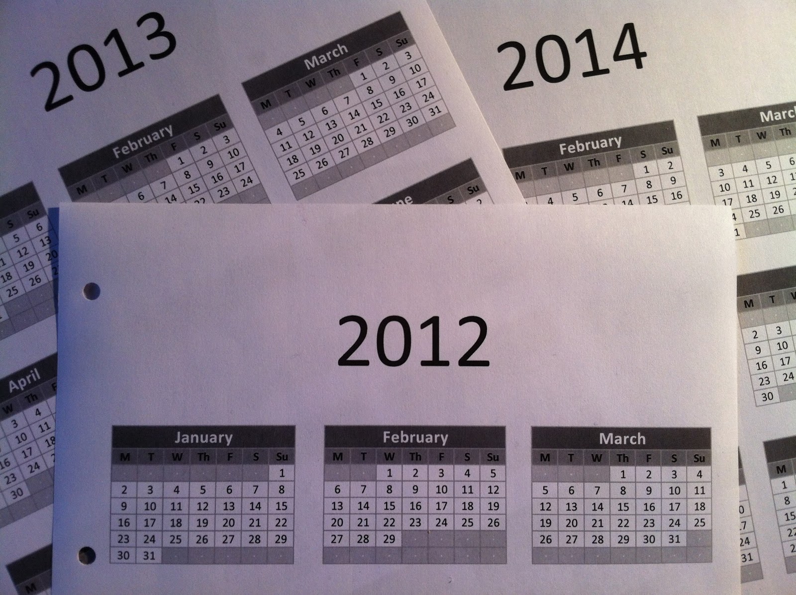 My Life All in One Place Download a perpetual calendar page maker for