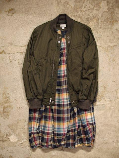 FWK by Engineered Garments Aviator Jacket in Olive High Count Twill Spring/Summer 2015 SUNRISE MARKET