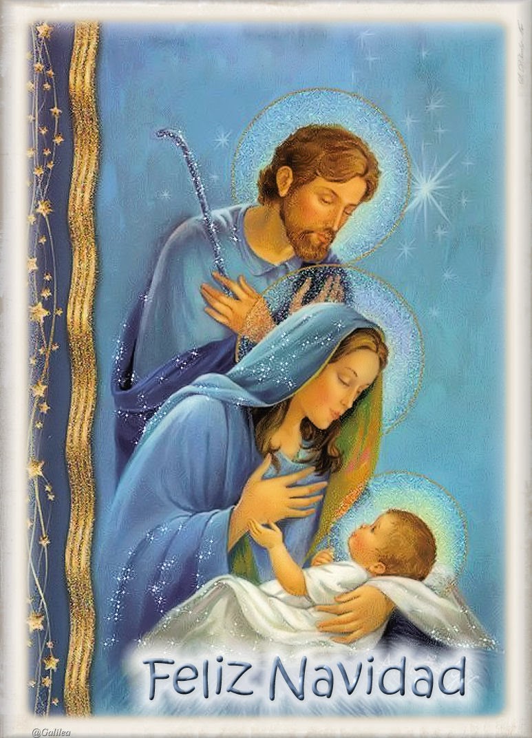Imágenes religiosas de Galilea: Postal Navideña