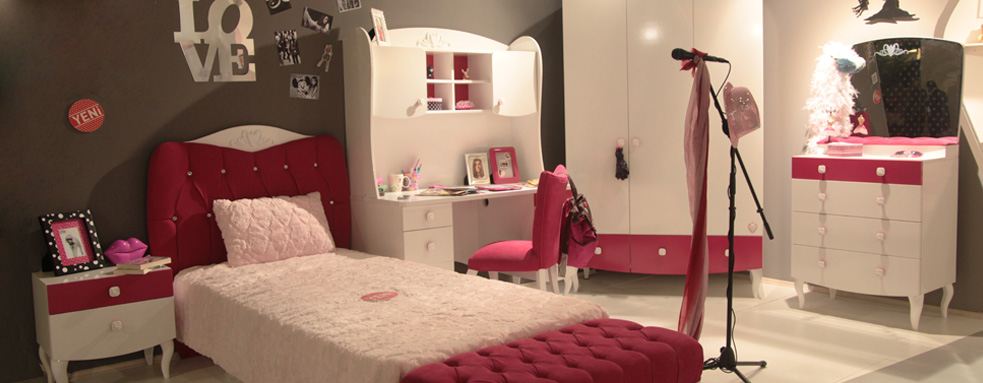 2013 Çilek kız çocuk odası modelleri (Yakut) Mobilya Sitesi