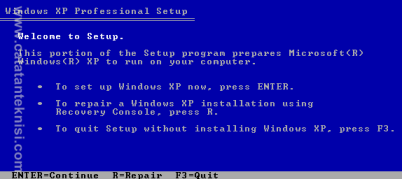 windows xp recovery console image