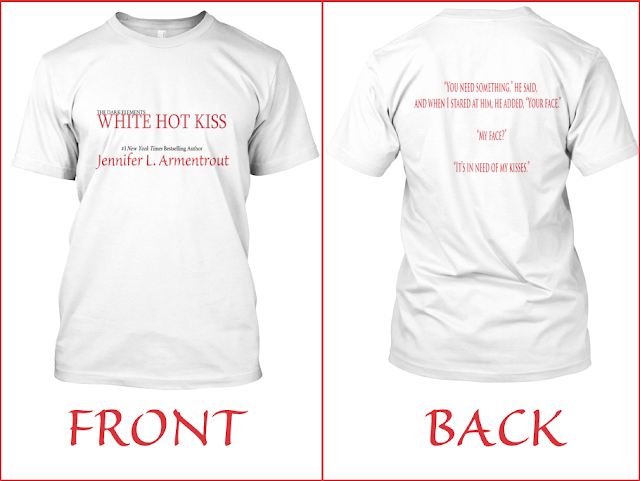 Get a WHITE HOT KISS t-shirt today!