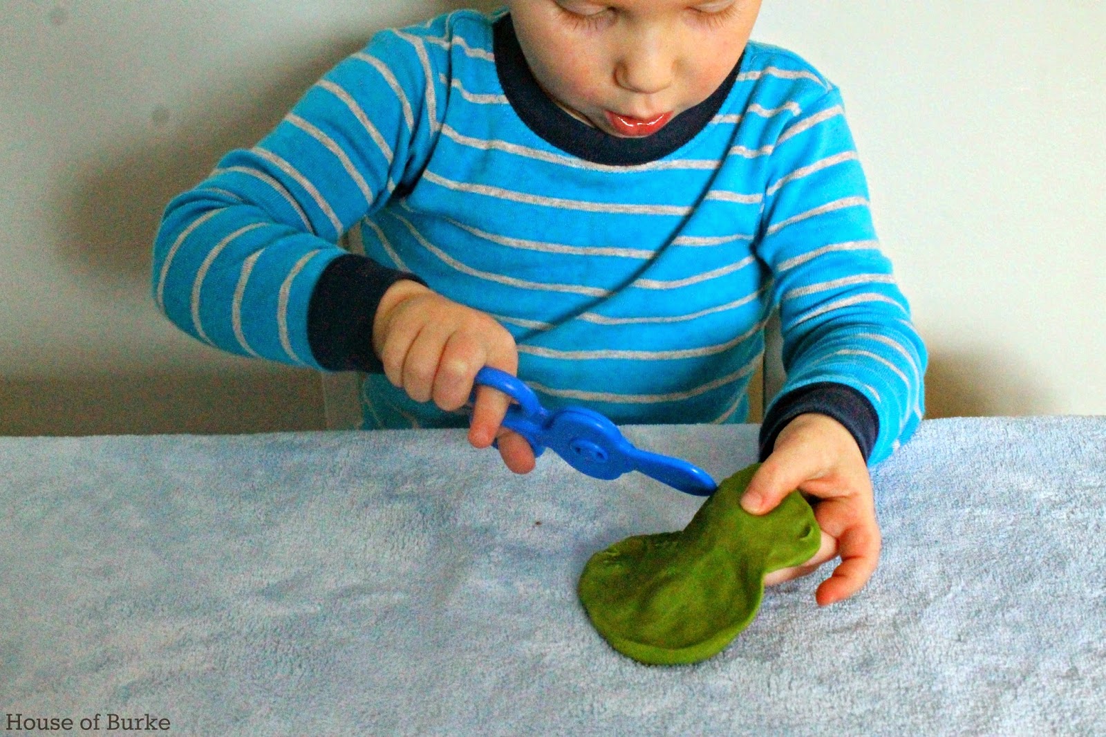 House of Burke Introducing Scissors to Toddlers