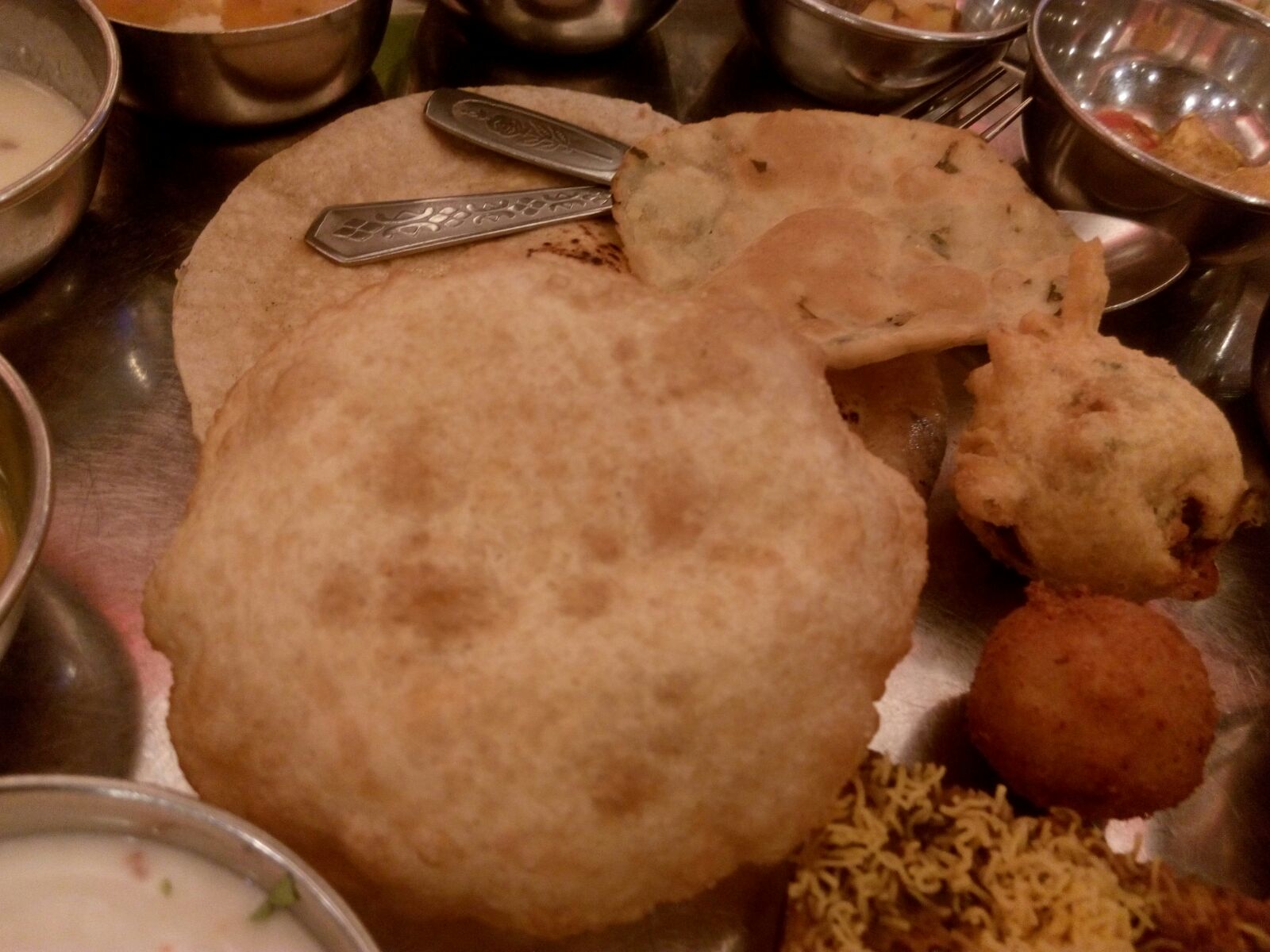 The ‘Grand Thali’ at Tip Top plaza in Naupada Gastronomical Affair