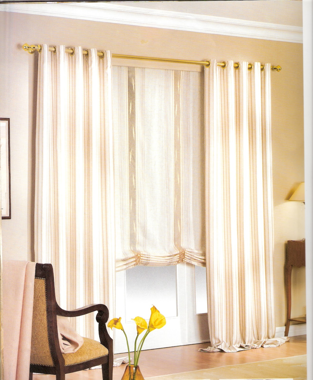 Rustik Perde Modelleri Klasik Seri Elif Perde