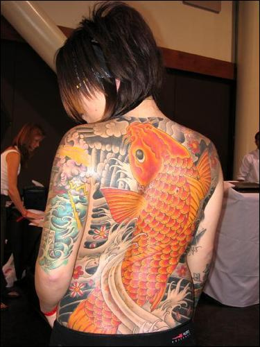 The Japanese draw a parallel between the Koi fish and a Samurai Warrior as