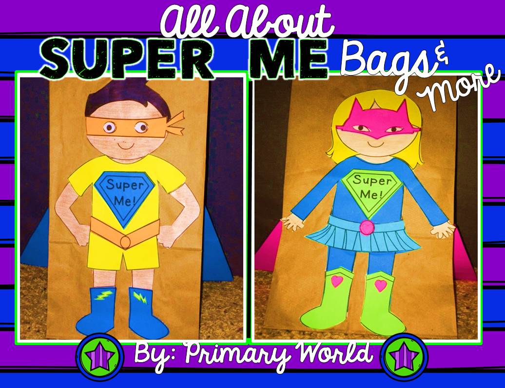 Primary World All About "Super Me" Lunch Bags and a Super Freebie for You!