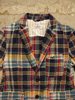 FWK by Engineered Garments Baker Jacket & Tuck Dress in Navy Madras Plaid Spring/Summer 2015 SUNRISE MARKET