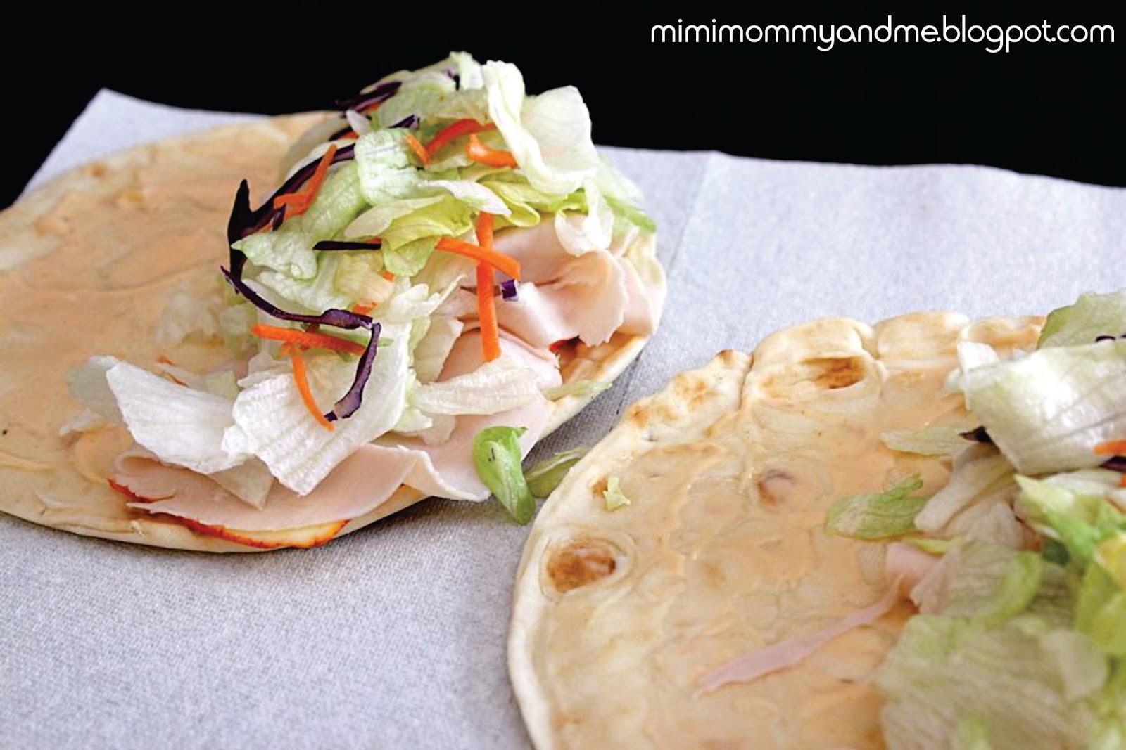 Greek Flatbread Turkey Sandwiches Mimi, Mommy and Me Greek Flatbread