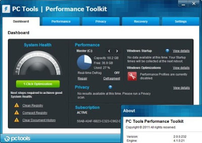 Download PC Tools Performance Toolkit