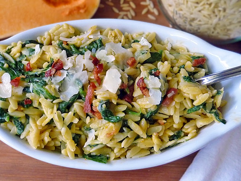 Butternut Squash Orzo Pasta SundaySupper Life Tastes Good