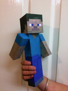 Steve Minecraft Paper Craft Model  Free Printable Papercraft Templates