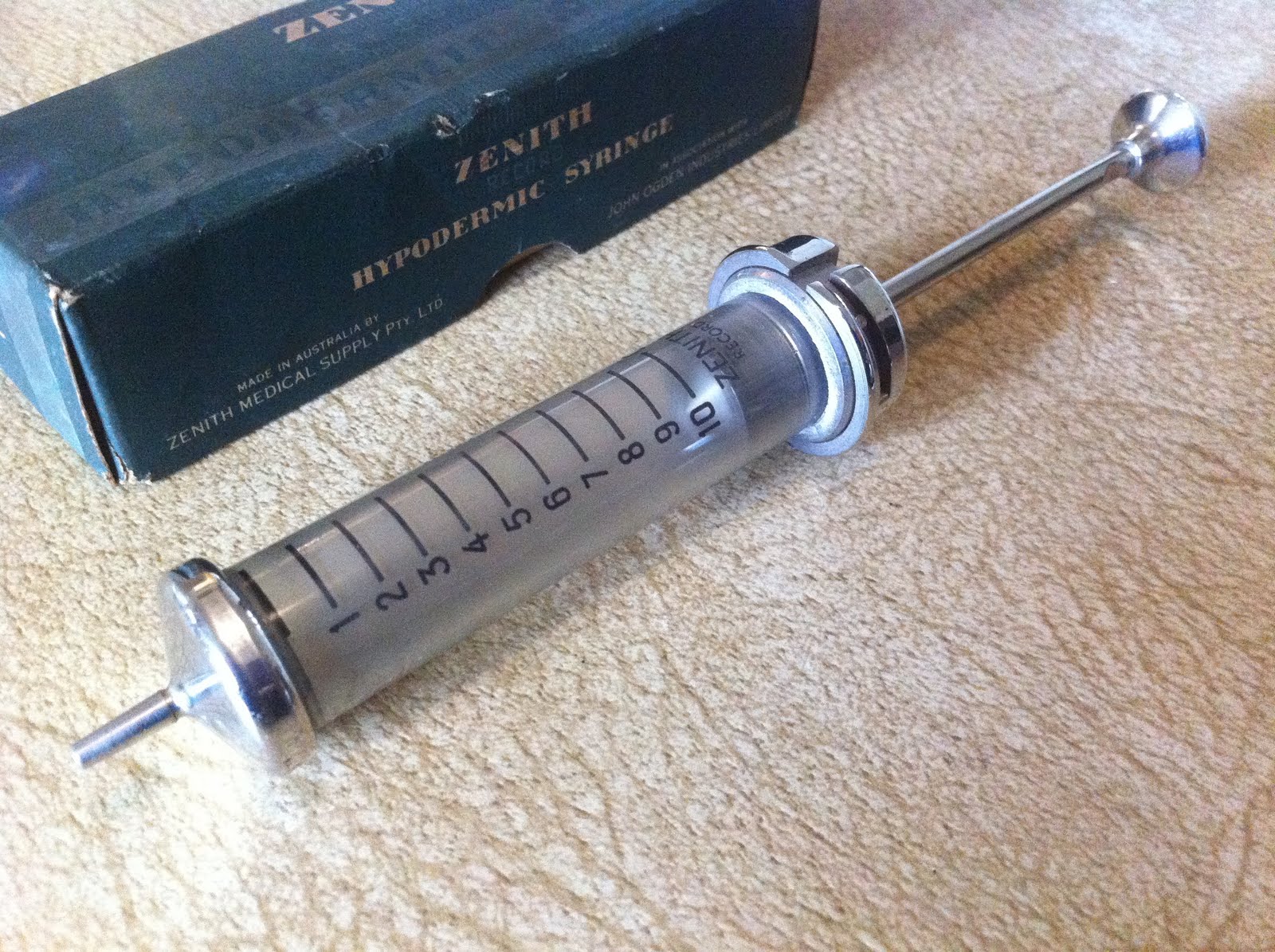 the old boathouse Ouch Vintage Syringe